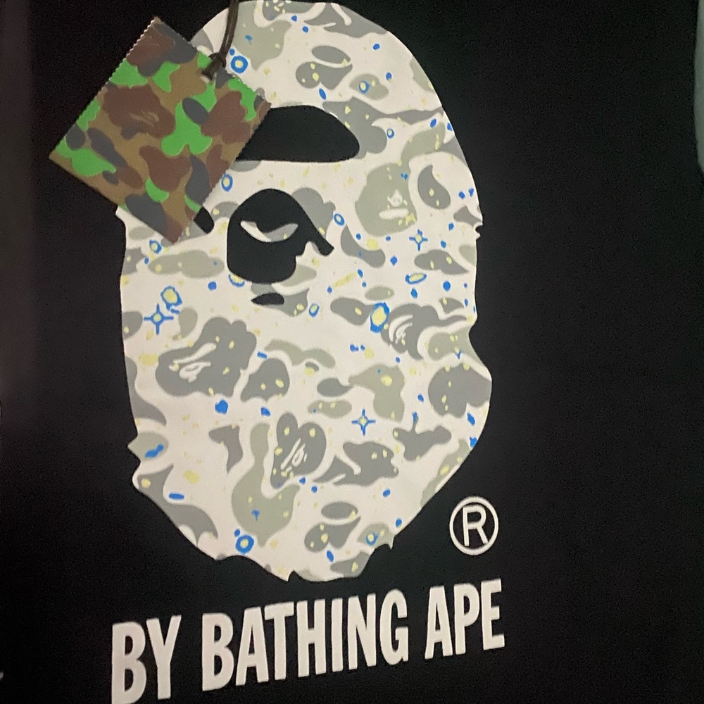 BAPE Black Graphic Tee